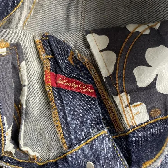 Lucky Brand Selvedge USA Made Flap Pocket Jeans Women's 27 / 4 Easy Rider 2 Pair - Picture 12 of 16